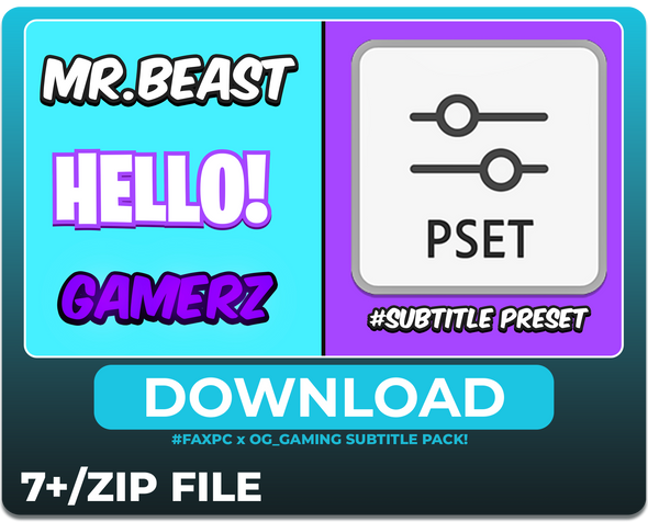 GAMING_SUBTITLE! PRESET's